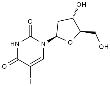 Idoxuridine Struktur