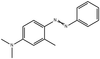 4-DIMETHYLAMINO-2-METHYLAZOBENZENE Structure