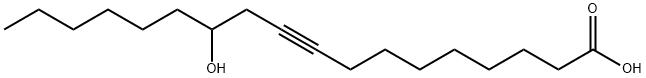 12-Hydroxy-9-octadecynoic acid Struktur