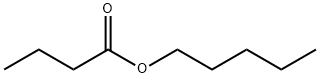丁酸戊酯,540-18-1,结构式