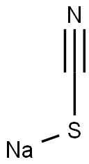 Sodium thiocyanate Structure