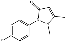 4-fluoroantipyrine Structure