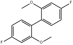 4-fluoro-1-(4-fluoro-2-methoxy-phenyl)-2-methoxy-benzene Structure
