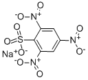 2,4,6-TRINITROBENZENESULFONIC ACID SODIUM SALT Structure