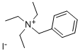 ベンジルトリエチルアンモニウムヨージド 化学構造式