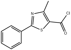 4-METHYL-2-PHENYL-1,3-THIAZOLE-5-CARBONYL CHLORIDE Structure