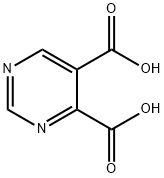 4,5-Pyrimidinedicarboxylic acid (9CI) Structure