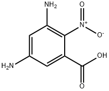 2-NITRO-3,5-DIAMINO-BENZOIC ACID Structure