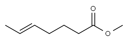 (E)-5-Heptenoic acid methyl ester 结构式