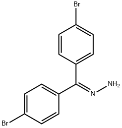 4,4'-Dibromobenzophenone hydrazone Struktur