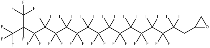 [2,2,3,3,4,4,5,5,6,6,7,7,8,8,9,9,10,10,11,11,12,12,13,13,14,14,15,15,16,17,17,17-dotriacontafluoro-16-(trifluoromethyl)heptadecyl]oxirane Structure