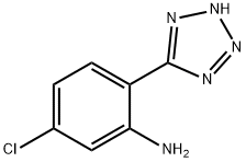 5-chloro-2-(1H-tetrazol-5-yl)aniline Struktur