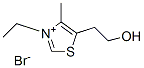 3-Ethyl-5-(2-hydroxyethyl)-4-methylthiazolium bromide Struktur
