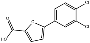 5-(3,4-二氯苯基)-2-糠酸, 54023-01-7, 结构式