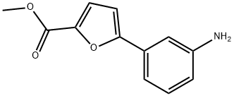 5-(3-氨苯基)呋喃-2-甲酸甲酯, 54023-06-2, 结构式