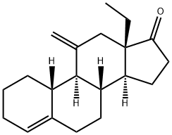 13b-Ethyl-11-methylenegon-4-en-17-one Struktur