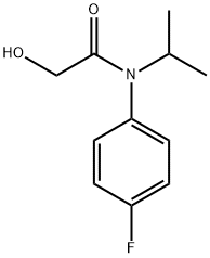 N-(4-氟苯胺)-2-羟基--N-异丙基乙酰胺,54041-17-7,结构式