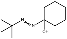 1-[(1,1-dimethylethyl)azo]cyclohexan-1-ol  Structure
