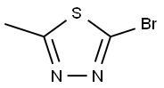 2-ブロモ-5-メチル-1,3,4-チアジアゾール 化学構造式