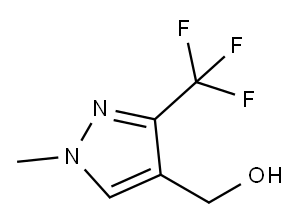 1-甲基-3-三氟甲基-1H-吡唑-4-甲醇,540468-96-0,结构式