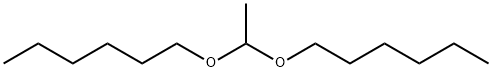 アセトアルデヒドジヘキシルアセタール 化学構造式