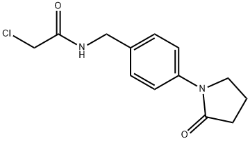 2-chloro-N-[4-(2-oxopyrrolidin-1-yl)benzyl]acetamide|2-氯-N-[4-(2-氧代吡咯烷-1-基)苄基]乙酰胺