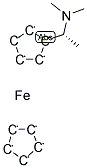 (R)-(+)-N,N-二甲基-1-二茂铁乙胺 结构式