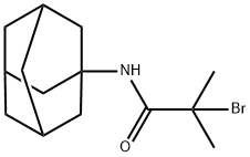 N1-(1-ADAMANTYL)-2-BROMO-2-METHYLPROPANAMIDE 化学構造式