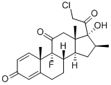 氯倍他松,54063-32-0,结构式