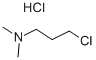 3-(DIMETHYLAMINO)PROPYL CHLORIDE HYDROCHLORIDE Struktur