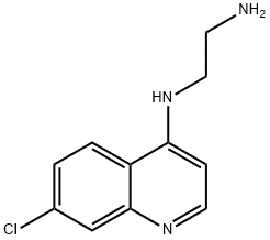 N’（7クロロキノリン4イル）エタン1，2ジアミン 化学構造式