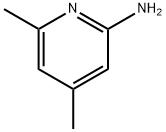 2-Amino-4,6-dimethylpyridine Struktur