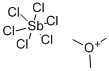 TRIMETHYLOXONIUM HEXACHLOROANTIMONATE Struktur