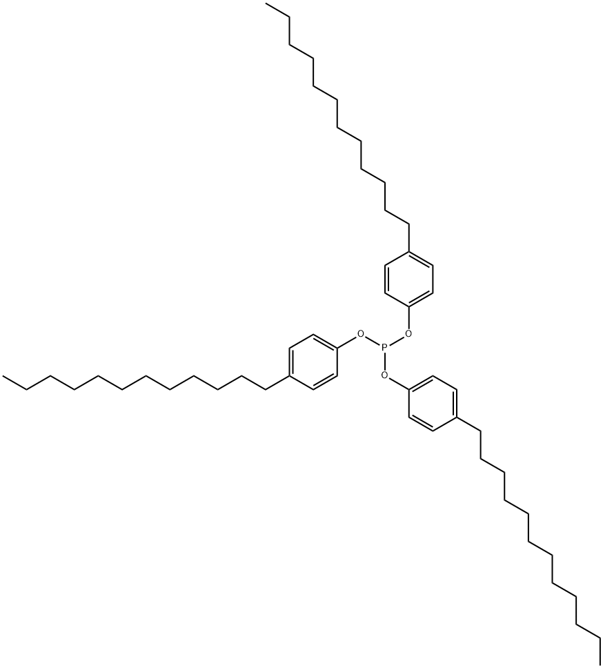 tris(4-dodecylphenyl) phosphite Struktur
