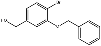 [3-(BENZYLOXY)-4-BROMOPHENYL]METHANOL Structure