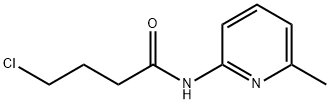 4-クロロ-N-(6-メチルピリジン-2-イル)ブタンアミド 化学構造式
