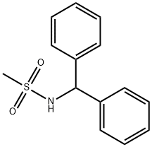 N-benzhydrylmethanesulfonamide Structure