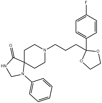 スピペロンケタール 化学構造式