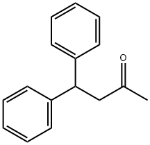 4,4-ジフェニルブタン-2-オン 化学構造式