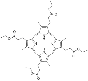 COPROPORPHYRIN I TETRAETHYL ESTER*FROM BOVINE PORPHY,54090-83-4,结构式