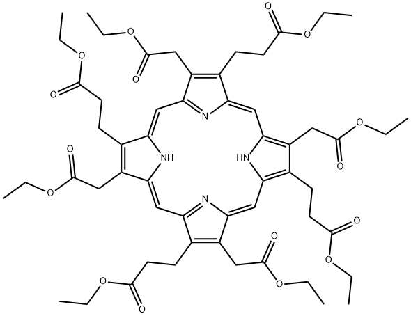 尿卟啉 I 乙酯, 54090-85-6, 结构式