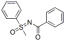 N-Benzoyl-S-phenyl-S-methylsulfoximine Struktur