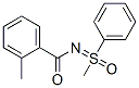S-Methyl-N-(2-methylbenzoyl)-S-phenylsulfoximide Struktur