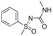 S-Methyl-N-[(methylamino)carbonyl]-S-phenylsulfoximide Struktur