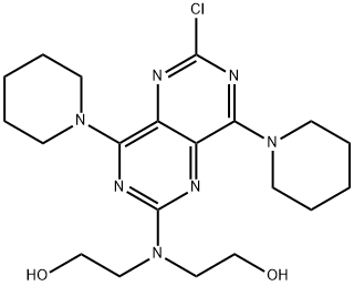 6-Des(diethanolamino)-6-chloro Dipyridamole Struktur