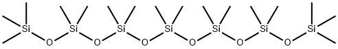 ヘキサデカメチルトリデカンヘプタシロキサン 化学構造式