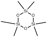 ヘキサメチルシクロトリシロキサン 化学構造式