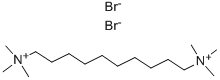デカメトニウムブロミド 化学構造式