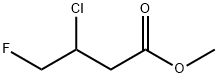 3-Chloro-4-fluorobutanoic acid methyl ester Struktur