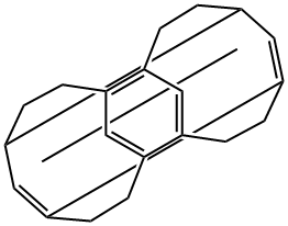 1,2,4,5-[2.2.2.2]Cyclophane Struktur